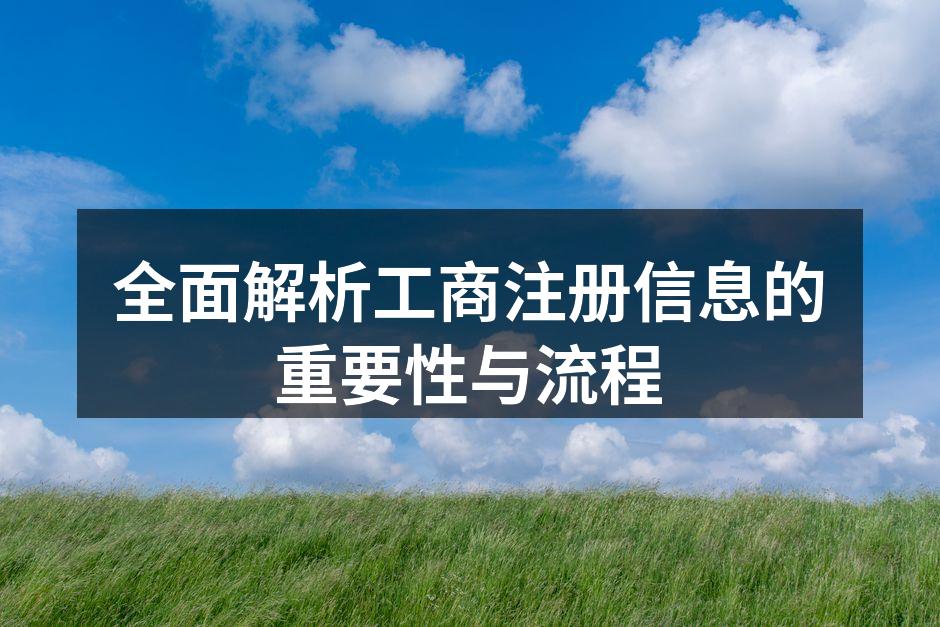 工商注册流程示意图